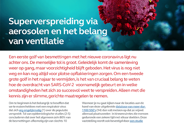 Bioloog Maarten De Cock over superverspreiding via aerosolen