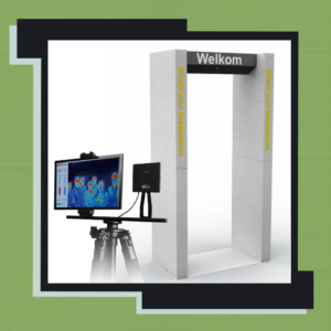 Scan portal with infrared thermal imaging camera