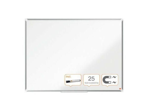 Whiteboard Nobo Premium Plus Magnetisch Emaille 120x90cm