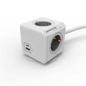 PowerCube Extended Duo USB A+C 1.5 meter Type F