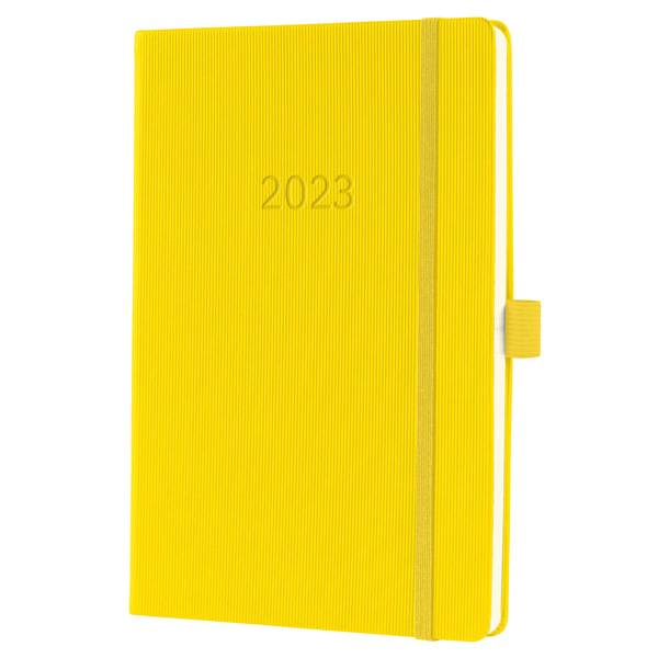 Weekagenda Conceptum A5 2023 4-talig lemon yellow Hardcover