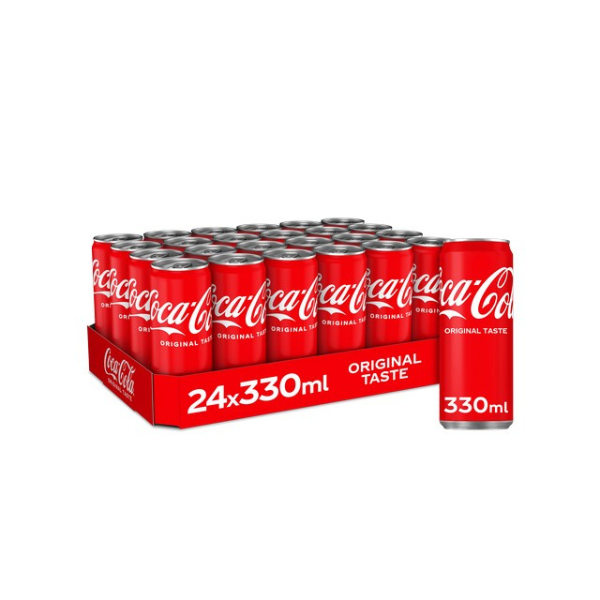 Coca-Cola Regular Frisdrank 0,33 liter (1 pak x 24 blik)