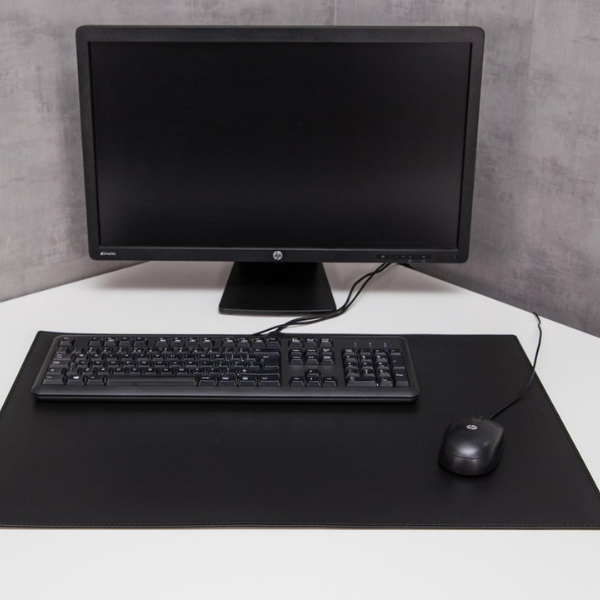 Verwarmde bureau-onderlegger 65 x 45 cm zwart