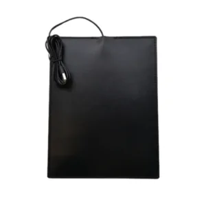 Verwarmde muismat met USB aansluiting 25 x 20 cm zwart