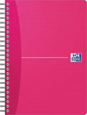 Oxford Office Essentials spiraalschrift A5 - geruit 5 mm, 100 bladzijden, geassorteerde kleuren — productfoto 2