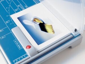 Dahle hefboomsnijmachine 560 voor A4 - snijlengte 340 mm, capaciteit 25 vel — productfoto 2