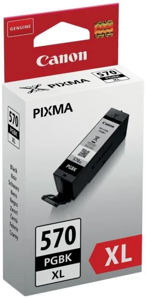 Canon inktcartridge PGI-570PGBK XL in zwart met verpakking