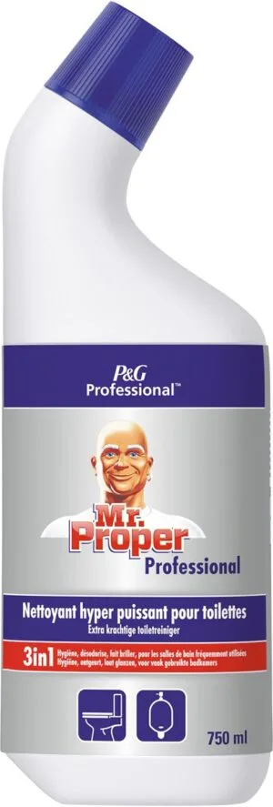 Mr. Proper toiletreiniger, 3in1, flacon van 750 ml — reinigingsproduct