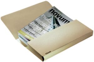 Esselte documentenmap Pocket File in gems, folio, van Manilla karton