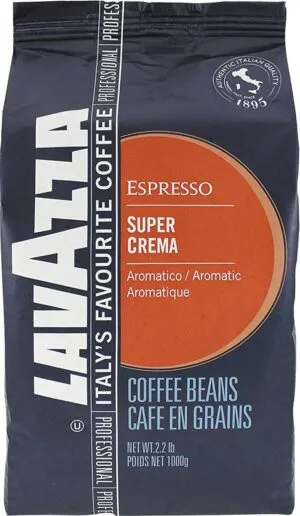 Lavazza koffiebonen super crema, zak van 1 kg