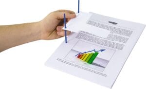 Bankers Box archiefbinder D-Clip blauw - doos van 100 stuks — productfoto 2