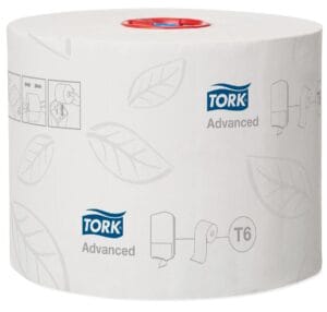 Pak Tork Mid-Size toiletpapier met 27 rollen van 100 meter voor systeem T6