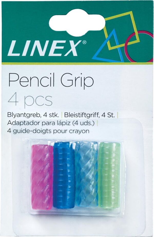 Linex pen en potlood grip, blister van 6 stuks