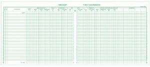 Exacompta register inkoop, Nederlandstalig, 27 × 32 cm met 80 genummerde bladzijden