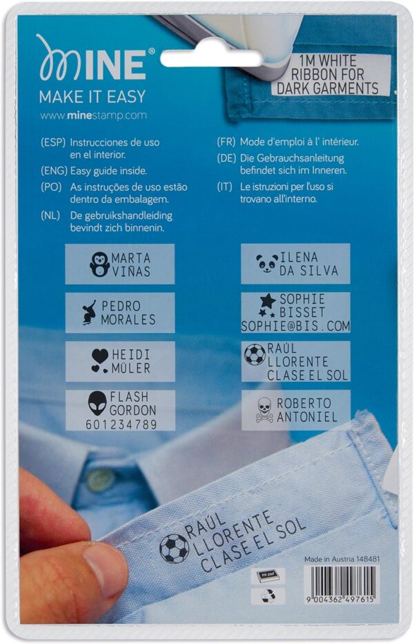 Colop textielstempel 20 G7/1 Set Mine - Afbeelding 2