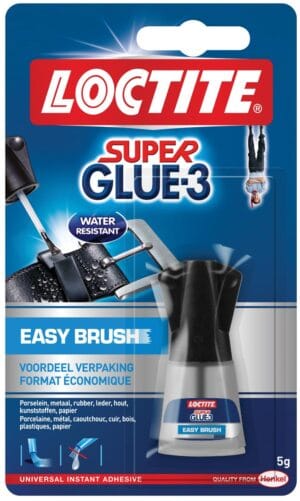 Loctite Super Glue Easy Brush secondelijm flacon van 5 g met kwastje op blister