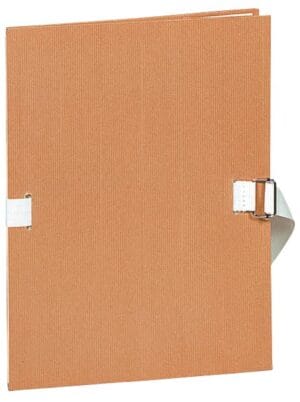Beige Exacompta uitschuifmap van kraft karton voor A4-documenten
