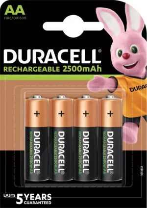 Duracell oplaadbare batterijen Recharge Ultra AAA, blister van 4 stuks