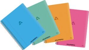 Aurora Writing 80 spiraalschrift, ft 21 x 16,5 cm, 120 bladzijden, commercieel geruit