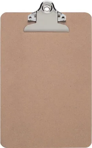 MAUL klemplaat Classic hout A5 staand grote klassieke klem