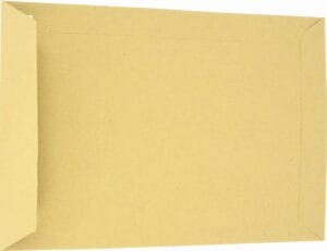 Doos Q-Connect zakenenveloppen 162 x 229 mm in kraft bruin met stripsluiting