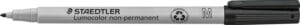 Staedtler Lumocolor 315 OHP-marker non-permanent 1,0 mm zwart — productfoto 2