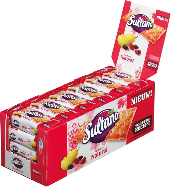 Sultana Fruitbiscuits Naturel 3-pack, 43 g