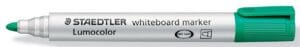 Staedtler Lumocolor whiteboardmarker groen met ronde punt van 2 mm