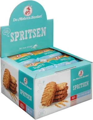 Individueel verpakte sprits van De Molen, 38 g per stuk