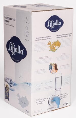Lifjalla water bag-in-box van 10 liter — productfoto 2