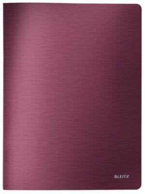 Leitz showalbum Style A4 - 40 tassen, granaatrood — productfoto 2