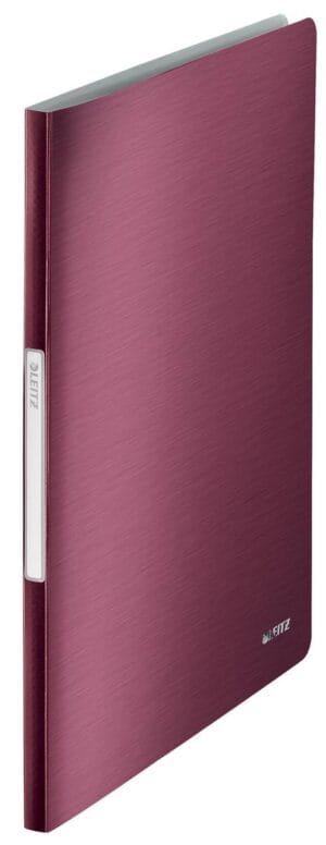 Leitz showalbum Style A4 in granaatrood met 40 vaste tassen