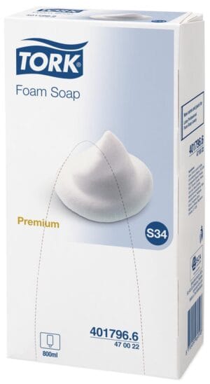Flacon Tork Premium schuimzeep van 800 ml voor systeem S34