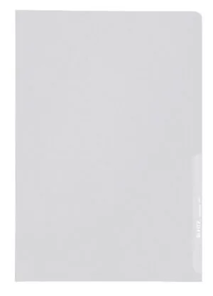 Doos met 100 transparante Leitz Premium zichtmappen A4 van 160 micron PP