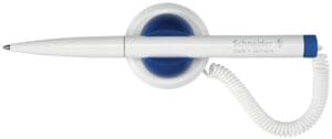 Schneider Stylofoor Klick-Fix balpen met telesnoer en wit lichaam