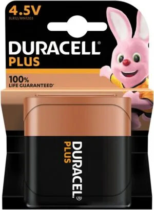 Duracell batterij Plus 100% 4,5V, op blister — niet-oplaadbare batterijen