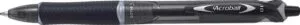 Pilot Acroball Begreen balpen in zwart met medium punt en ergonomische grip