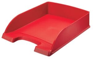 Rood Leitz Plus 5227 brievenbakje voor A4-papier