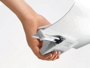 Leitz perforator 5038 - 2-gaats, lichtgrijs — productfoto 2