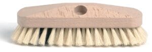 Schuurborstel van Aqualine met tampico haren en ongelakt houten blok, 23 cm breed