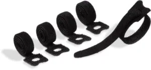 Durable Cavoline Grip Tie kabelbinder met klittenband, zwart, pak van 5 stuks — veiligheidssysteem