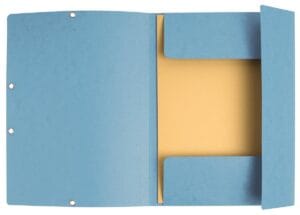 Exacompta elastomap A4 met 3 kleppen - geassorteerde kleuren, pak van 10 — productfoto 2
