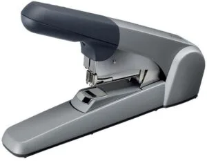 Leitz blokhechter Heavy Duty 5552 in grijs metaal voor nietjes 25/10