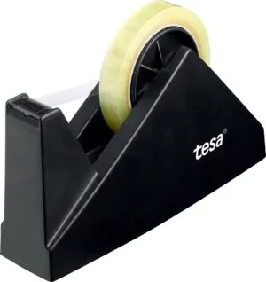 Tesa plakbandafroller Easy Cut Economy - zwart, voor rollen tot 33 m — productfoto 2
