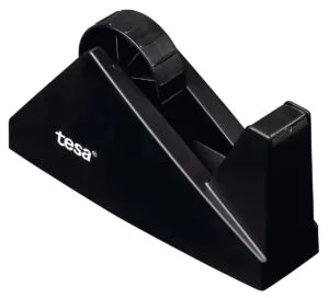 Zwarte Tesa Easy Cut Economy plakbandafroller voor rollen tot 33 meter