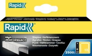 Doos Rapid nietjes 13/6, gegalvaniseerd, 2.500 stuks