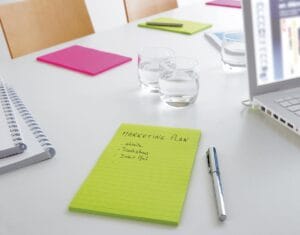 Post-it Super Sticky notes XXXL - 45 vel, gelijnd, 127 × 203 mm, pak van 2 blokken — productfoto 2