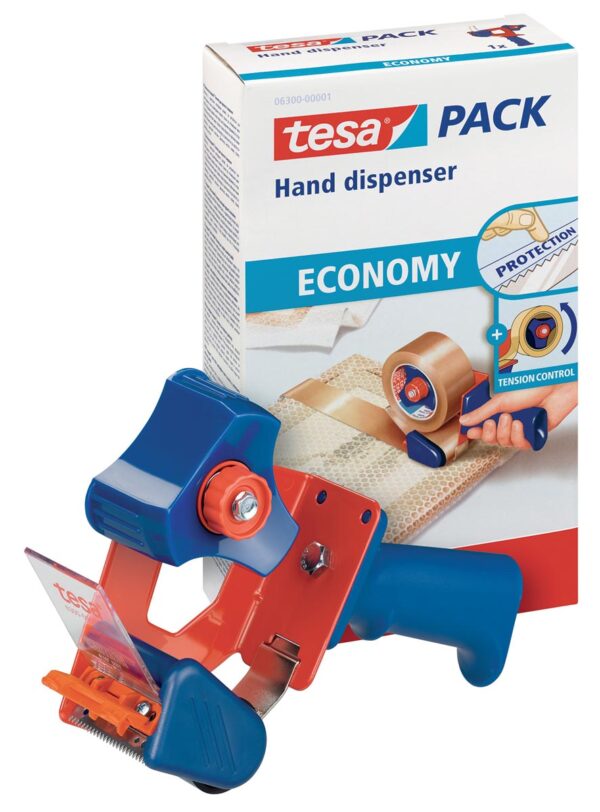 Tesa afroller Economy, voor verpakkingsplakband van maximum 50 mm