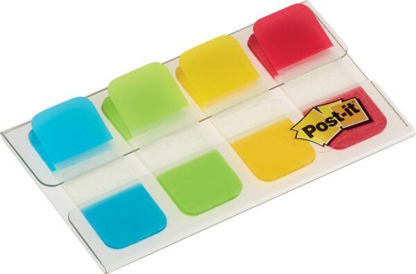 Post-it index Strong, ft 15,8 x 38,1 mm, blister met 4 kleuren, 10 tabs per kleur - Afbeelding 2