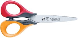Maped Sensoft schaar 13 cm voor linkshandigen - ronde punt, RVS, blister van 1 stuk — productfoto 2